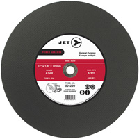 POWER ABRASIVE&reg; Cut-Off Wheel, 12" x 1/8", 20 mm Arbor, Type 1, 6370 RPM Sécurité Médic