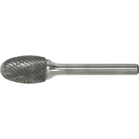 Fraise au carbure dur, SE-1, 1/4" dia., 1/4" Tige, 3/8" Prof. de la coupe Sécurité Médic