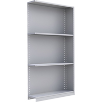 Interlok Shelving Unit, Steel, Boltless, 450 lbs. Capacity, 48" W x 88" H x 24" D Sécurité Médic
