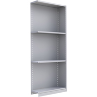 Interlok Shelving Unit, Steel, Boltless, 800 lbs. Capacity, 36" W x 88" H x 24" D Sécurité Médic