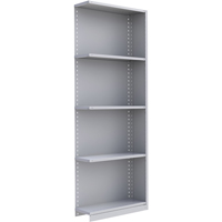 Interlok Shelving Unit, Steel, Boltless, 800 lbs. Capacity, 36" W x 100" H x 24" D Sécurité Médic