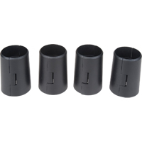 Manchons fendus pour &eacute;tag&egrave;re en treillis chromat&eacute; Sécurité Médic