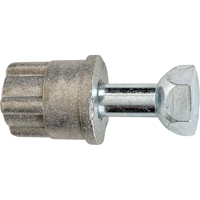 Pieds de nivellement pour &eacute;tag&egrave;re en treillis chromat&eacute; Sécurité Médic