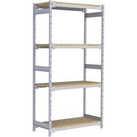 Étagère-classeur de grande largeur, Acier, 4 Tablettes, 42" la x 18" p x 84" h RN004 | Sécurité Médic