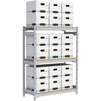 &eacute;tag&egrave;re-classeur de grande largeur, Acier, 3 Tablettes, 42" la x 18" p x 60" h Sécurité Médic