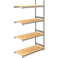 Étagère-classeur de grande largeur, Acier, 4 Tablettes, 42" la x 18" p x 84" h, Ensemble Ajout RN142 | Sécurité Médic