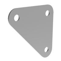 Goussets pour corni&egrave;re perfor&eacute;e Sécurité Médic