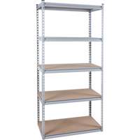 Rayonnage robuste, Acier, Sans boulons, Capacit&eacute; 1200 lb, 36" la x 72" h x 18" p Sécurité Médic