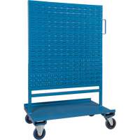Support combin&eacute; bac/panneau perfor&eacute;, &agrave; deux c&ocirc;t&eacute;s, 38" la x 24-1/2" p x 55" h Sécurité Médic