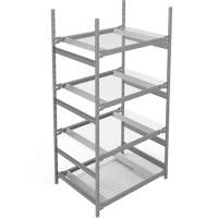 Wide Span Storage Shelving, Boltless, 1340 lbs. Capacity, 42" W x 84" H x 32" D Sécurité Médic