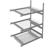 Wide Span Storage Shelving, Steel, Boltless, 1340 lbs. Capacity, 42" W x 60" H x 32" D Sécurité Médic