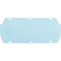 Facetec Polycarbonate Visor, Polycarbonate, Clear Tint Sécurité Médic