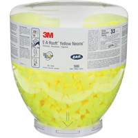 E-A-Rsoft Yellow Neons Earplugs, Bulk - Canister Sécurité Médic
