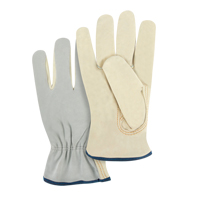 Split Back Driver's Gloves, X-Large, Grain Cowhide Palm Sécurité Médic