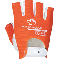 Gants Vibrastop demi-doigts antivibrations, Taille Moyen, Paume Ch&egrave;vre Sécurité Médic