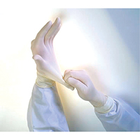 QRP Qualatex&reg; Miracle Grip Examination Gloves, Medium, Latex, 6-mil, Powder-Free, White Sécurité Médic