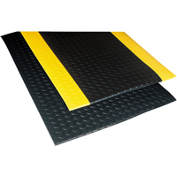 No. 419 Sof-Tred with Dyna-Shield Mats, Diamond, 2' x 3' x 1/2", Black, PVC Sécurité Médic