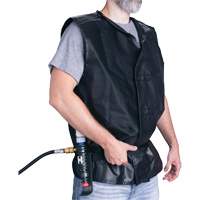 Veste de refroidissement avec dispositif refroidissant en plastique ALLEGRO INDUSTRIES, Grand, Noir Sécurité Médic