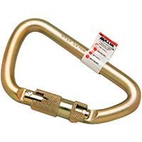 Miller&reg; Carabiners, Steel, 400 lbs Capacity Sécurité Médic