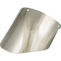 Molded Faceshield Window, Polycarbonate, Green Tint Sécurité Médic