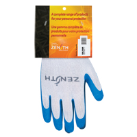 Gants enduits tricot&eacute; sans couture en caoutchouc naturel, 2T-Grand, R&ecirc;vetement Latex de caoutchouc, Calibre 10, Enveloppe en Polyester/Coton Sécurité Médic