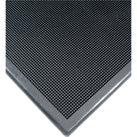 Sanitizing Footbath Mat No. 222, Rubber, 2' W x 2-2/3' L x 1/2" Thick, Black Sécurité Médic