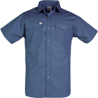 Work Shirts, Men's, Small, Navy Blue Sécurité Médic