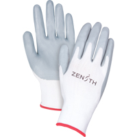 Lightweight Breathable Coated Gloves, 7/Small, Foam Nitrile Coating, 13 Gauge, Polyester Shell Sécurité Médic