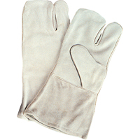 Standard-Duty Welder's Gloves, Split Cowhide, Size Large Sécurité Médic