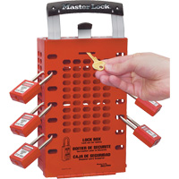 Boîtes de verrouillage Latch Tight, Rouge Sécurité Médic