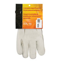 Standard-Duty Winter-Lined Driver's Gloves, 2X-Large, Grain Cowhide Palm, Fleece Inner Lining Sécurité Médic