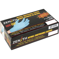 Puncture-Resistant Examination Gloves, Small, Nitrile, 4.5-mil, Powder-Free, Blue Sécurité Médic