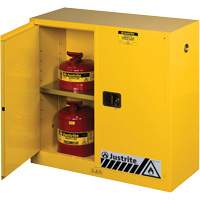 Armoires Sure-Grip EX pour produits inflammables, 30 gal., 2 Porte(s), 43" La x 44" h x 18" p Sécurité Médic