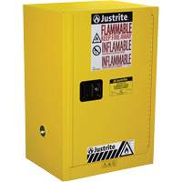 Armoire de s&eacute;curit&eacute; compacte pour produits inflammables EX Sure-Grip, 12 gal., 1 Porte(s), 23,25" La x 35" h x 18" p Sécurité Médic