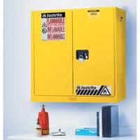 Armoires de s&eacute;curit&eacute; murales Sure-Grip EX, 20 gal., 2 Porte(s), 43" La x 44" h x 12" p Sécurité Médic