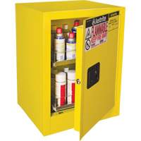 Armoire de s&eacute;curit&eacute; d'&eacute;tabli pour produits inflammables EX Sure-Grip, 24 gal., 1 Porte(s), 21" La x 27" h x 18" p Sécurité Médic