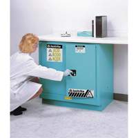 ChemCor&reg; Lined Acid/Corrosive Storage Cabinets, 22 gal., 35" x 35" x 22" Sécurité Médic
