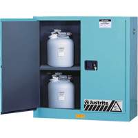 ChemCor&reg; Lined Acid/Corrosive Storage Cabinets, 30 gal., 43" x 44" x 18" Sécurité Médic