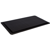 Ergo-Ease Mats, Ribbed, 2' x 10' x 7/8", Black, Rubber/Sponge Sécurité Médic