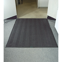 Tapis Waterhog Eco Elite, Essuie-pieds/grattoir, 4' x 6' x 3/8", Cendre grise Sécurité Médic