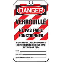 Étiquettes de verrouillage