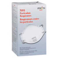 Particulate Respirators, N95, NIOSH Certified, Medium/Large Sécurité Médic