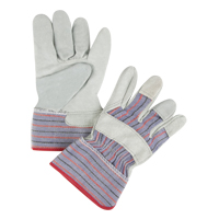 Premium Dry-Palm Fitters Gloves, Ladies, Split Cowhide Palm, Cotton Inner Lining Sécurité Médic