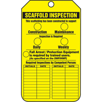 Inspection Tags, Plastic, 3-3/8" W x 5-7/8" H, English Sécurité Médic