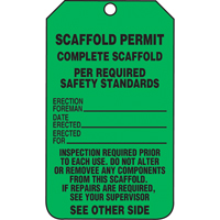 Inspection Tags, Plastic, 3-3/8" W x 5-7/8" H, English Sécurité Médic