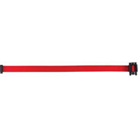 Tape Cassette for Build-Your-Own Crowd Control Barriers, Blank, 7', Red Tape Sécurité Médic