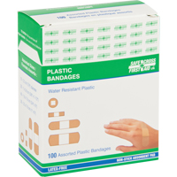 Bandages, Assorti, Plastique, St&eacute;rile Sécurité Médic