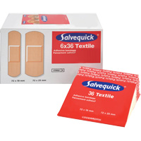 Salvequick&reg; Bandage Dispensing Systems Refills, Rectangular/Square, Fabric, Sterile Sécurité Médic