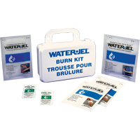 Trousses d'urgence pour brûlures Water Jel, Boîte en plastique de 10 unit&eacute;s, Classe 2 Sécurité Médic