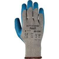 ActivArmr&reg; 80-100 Gloves, 9/Large, Rubber Latex Coating, 10 Gauge, Polyester/Cotton Shell Sécurité Médic